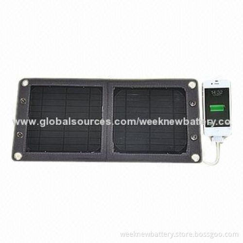 Solar Cellphone Charger for Mobile Phones, GPS, Digital Devices, 6W Solar Panel, Portable Solar